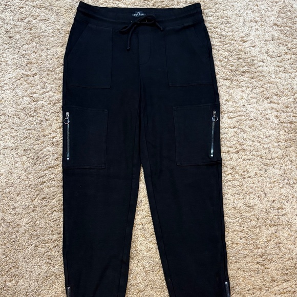 WHBM The Jogger Knit Cargo Pants, Zip Pockets, Zip Ankles, Women's XS - Picture 1 of 11